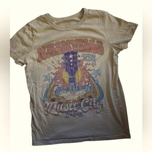 Nashville Music City Graphic Tee